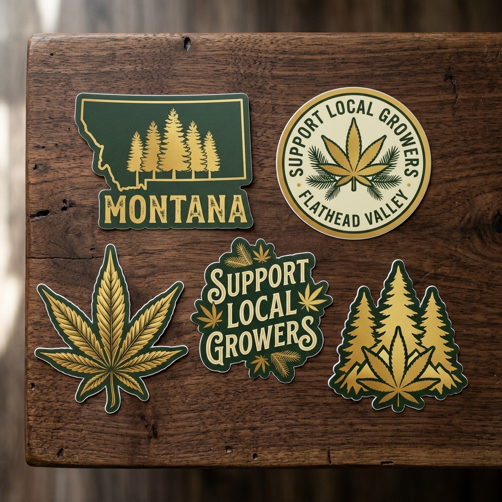 Montana THC Sticker Pack